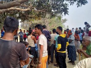 गाउपालिकाले रकम छुट्या अनुसार राहत नबाडेको भन्दै स्थानीय आक्रोशित; स्थानीयद्वारा राहत बहिष्कार  ।