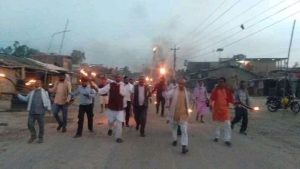सासंद अपहरण को मुद्दा दर्ता नगरेपछि लकडाउनमै महोत्तरीमा प्रदर्शन