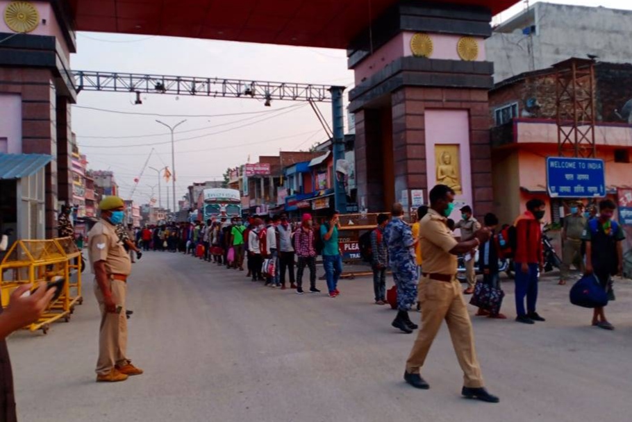 दशगजामा अलपत्र परेका पाँच सय १० जना नेपालीलाई उद्धार गरेर रुपन्देही ल्याइयो