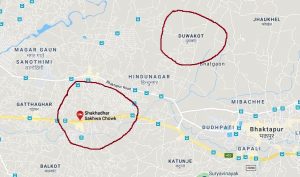 भक्तपुरमा कोरोना पुष्टि भएका सशस्त्र प्रहरी र नर्सः दुई बस्ती बन्द.