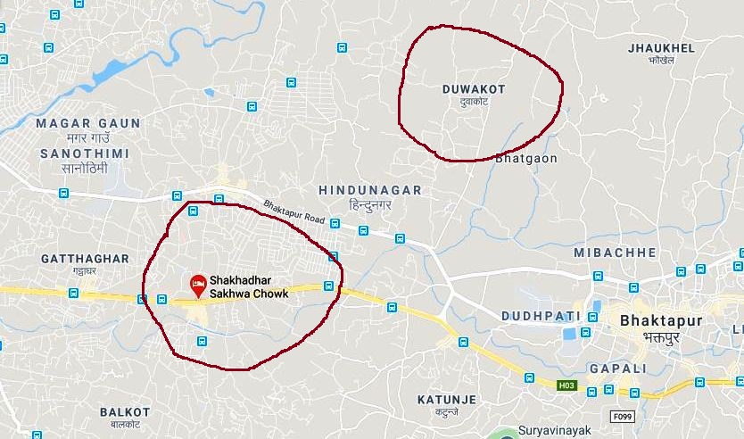 भक्तपुरमा कोरोना पुष्टि भएका सशस्त्र प्रहरी र नर्सः दुई बस्ती बन्द.