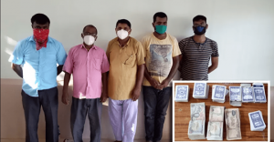 जुवा खेल्दै गरेको अवस्था जनकपुरबाट ५ जना जुवाडे पक्राउ :२ लाख भन्दा बढ़ी रुपैया बरामद