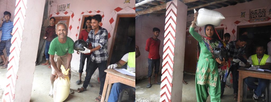 स्थानीय युवाहरुको पहलमा राहत संकलन गरी लकडाउन प्रभाबितलाइ बितरण