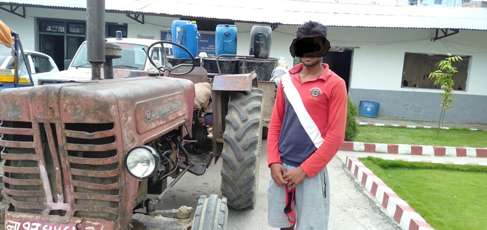 नेपालबाट भारततर्फ लैजादै गरिएको अबैध डीजलसहित पर्साबाट एक जना पक्राउ