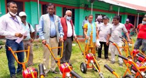 धनुषाको मिथिला नगरपालिकाले अनुदानमा कृषि यन्त्र