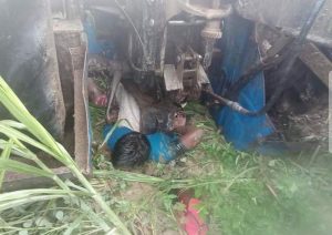 महोत्तरीमा टेक्टर दुर्घटना हुँदा चालककाे मृत्यु