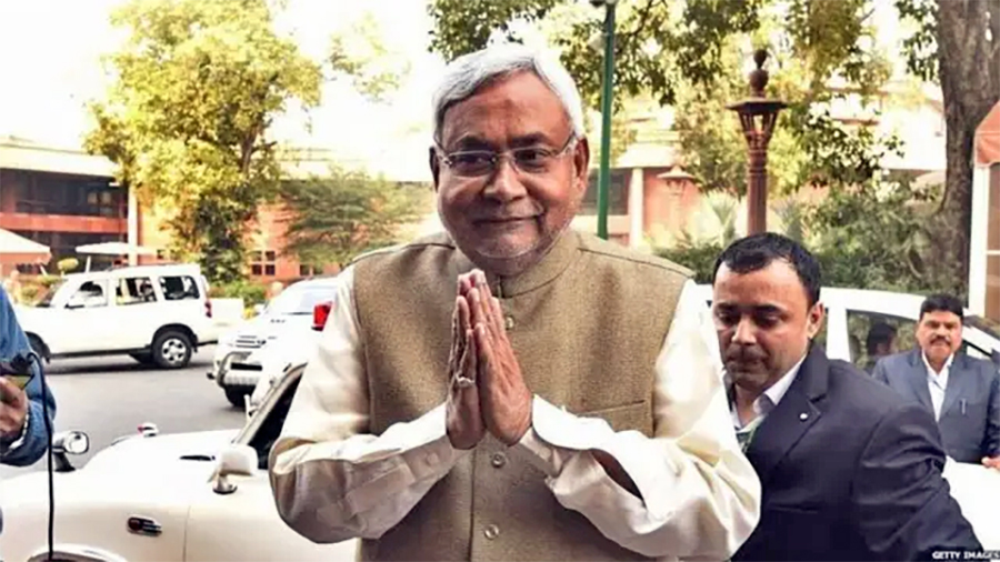 बिहार विधानसभा निर्वाचनको मतगणनामा नीतिश-भाजपा गठबन्धनको अग्रता