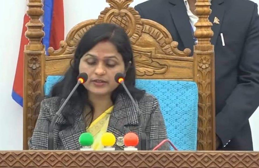 मधेस प्रदेश सभाका पाँच सदस्यमाथिको कारबाही उपसभामुखले गरिन् बदर