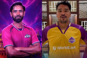 एनपीएल २०२५ को उद्घाटन खेलमा जनकपुर र काठमान्डु खेल्दै