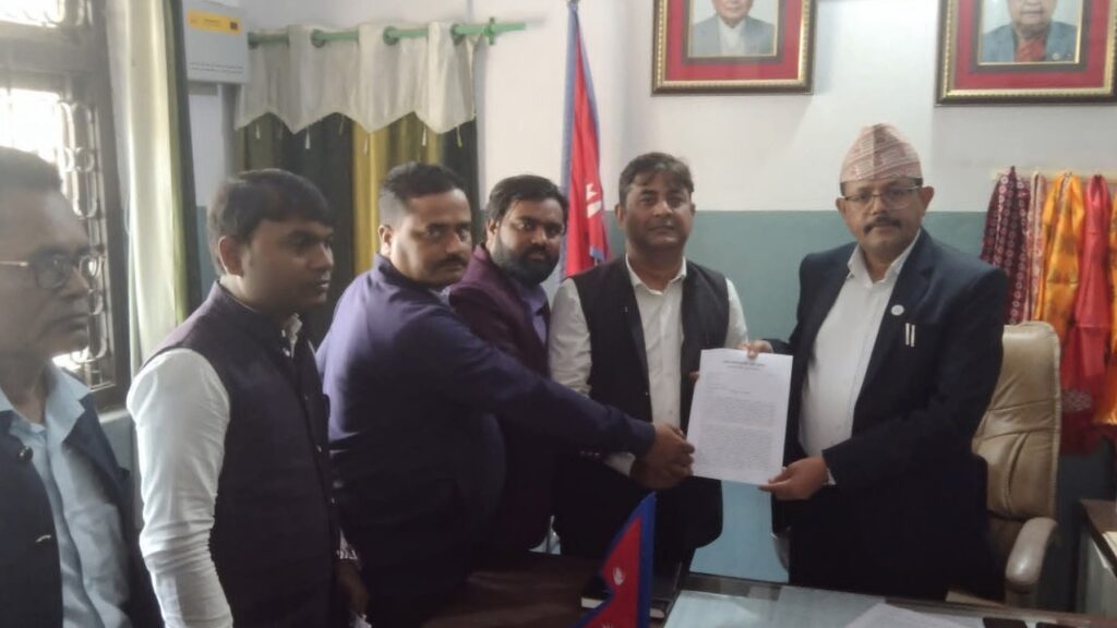 जसपा नेपालद्वारा प्रधानमन्त्रीलाई ज्ञापन पत्र