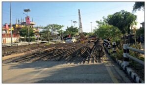 जनकपुर— ढल्केवर सडक खण्डमा आकाशे पुलको निर्माण कार्य शुरु