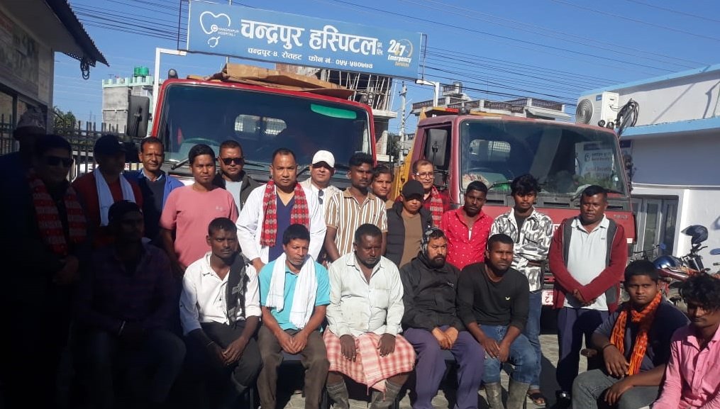 चन्द्रपुरका सफाइकर्मीलाई निःशुल्क हेपाटाइटिस भ्याक्सिन