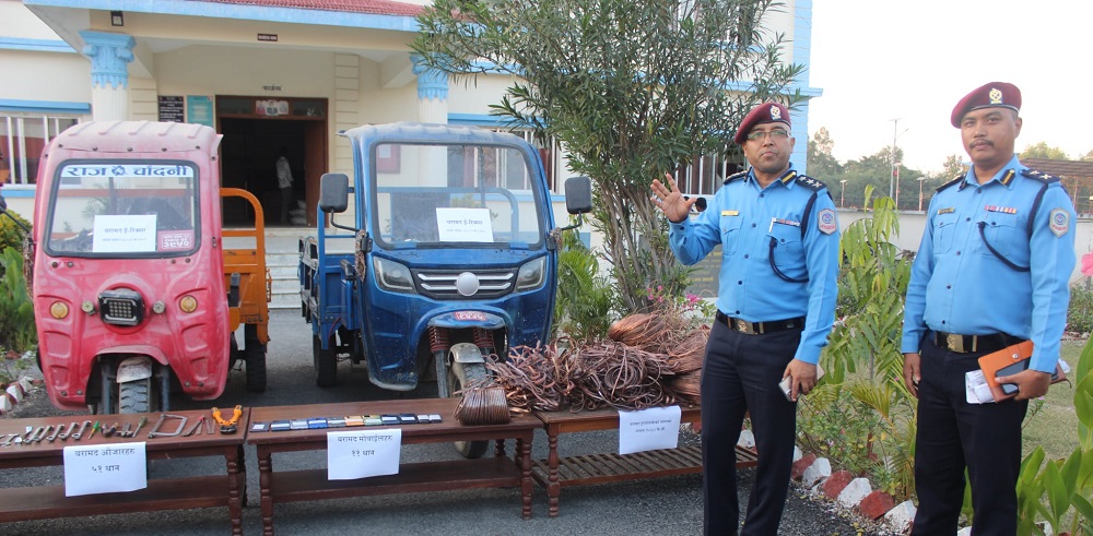 ट्रान्सफर्मर चोरी गर्ने गिरोह पक्राउ